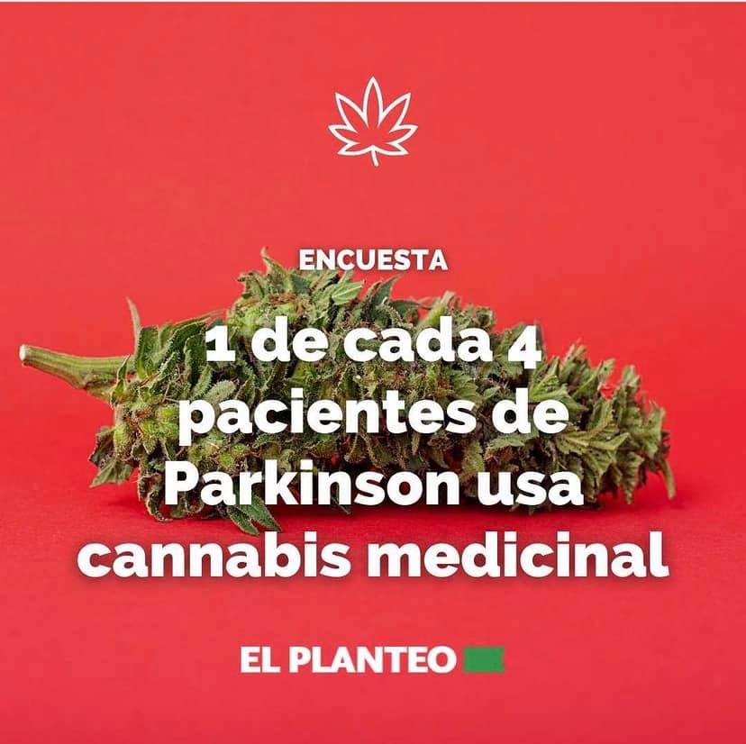 1 de cada 4 pacientes de Párkinson en USA usa Cannabis Medicinal