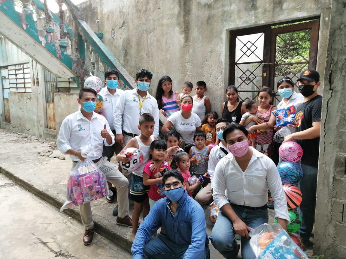 Comprometidos con la comunidad en el día del Niño